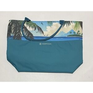 Keep Cool Insulated Reusable Shopping Bag Cooler BLUE 25 X 17 NEW Rare KEEPCOOL
